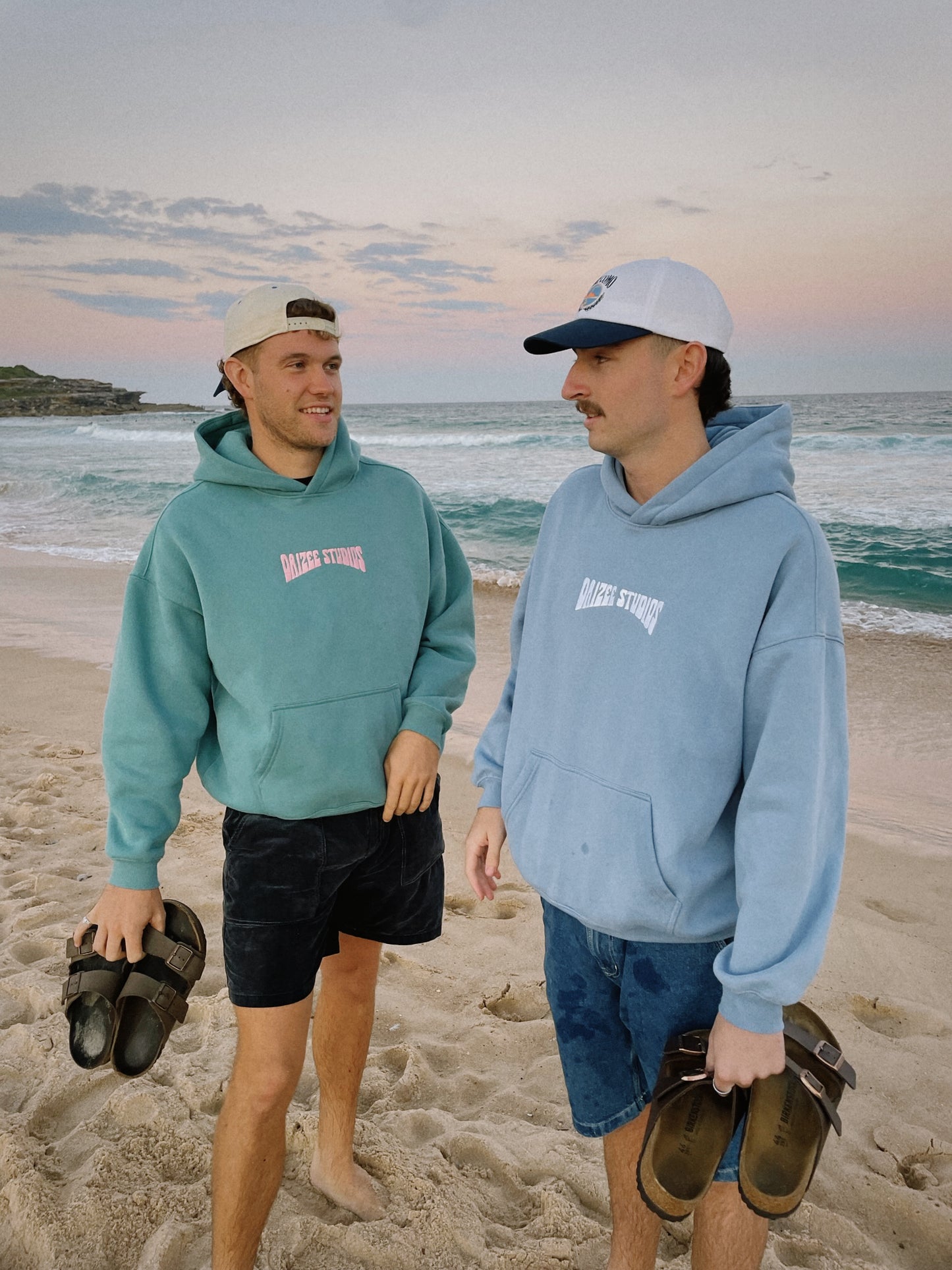 SURF FLEECE HOODIE SKY